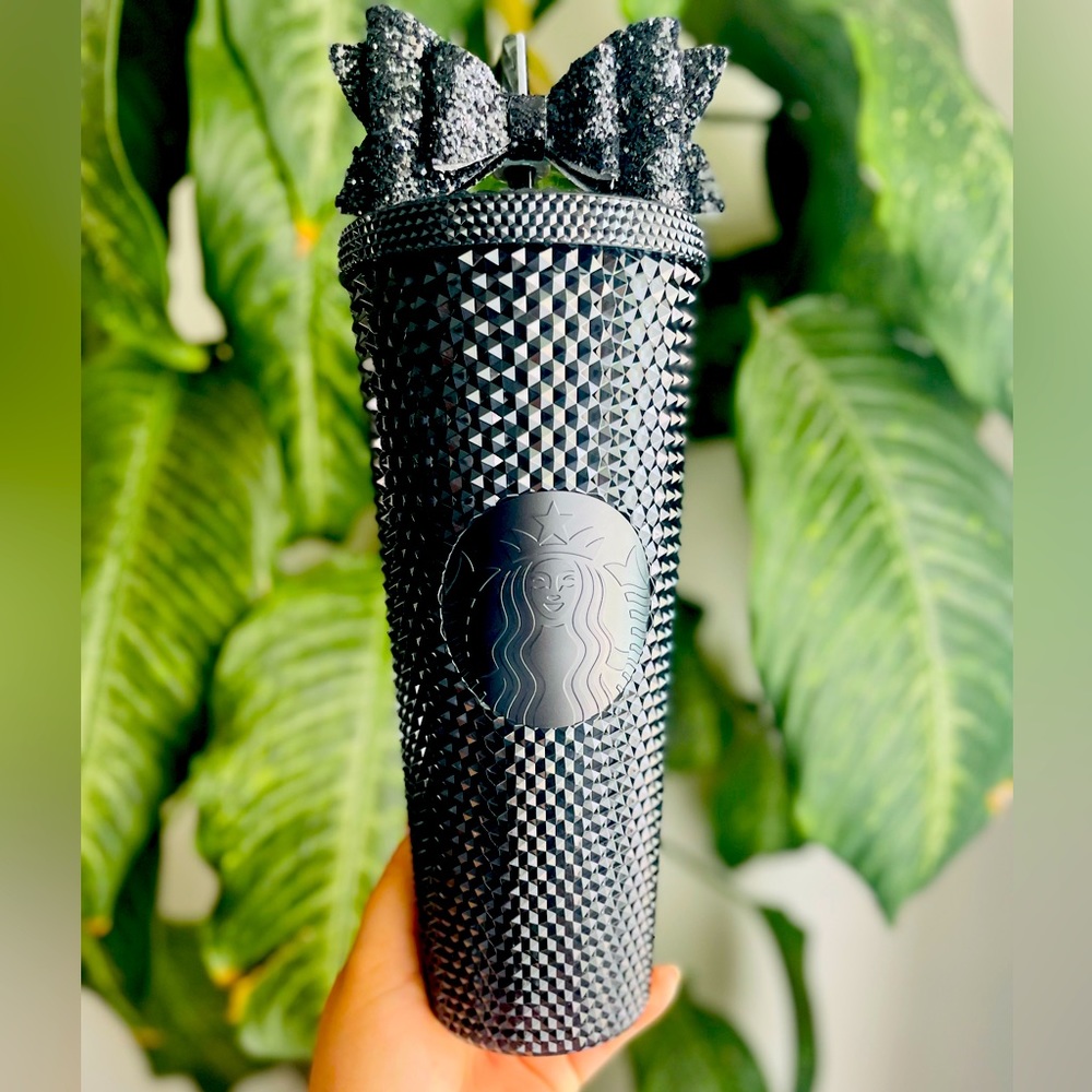 🖤 Taiwan Starbucks Exclusive Twilight Glossy Black AKA BLACK Bling studded